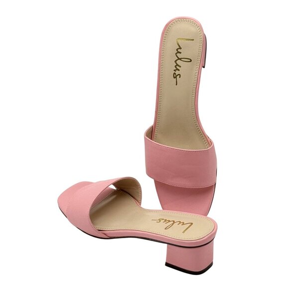 Lulus Janiya 8 Women Light Pink High Heel Sandals - Picture 10 of 11